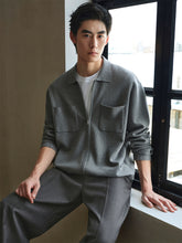 Men's Solid Oversized Knit Cardigan